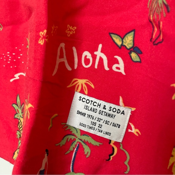 Scotch & Soda Paradise Short Sleeve Button-Up Shirt - Picture 5 of 5